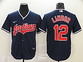 Indians 12 Francisco Lindor Black 2020 Nike Cool Base Jersey,baseball caps,new era cap wholesale,wholesale hats